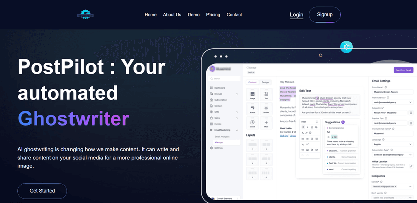 PostPilot: Your AI Ghostwriter for Twitter & LinkedIn - Hashnode x Outerbase Hackathon Project