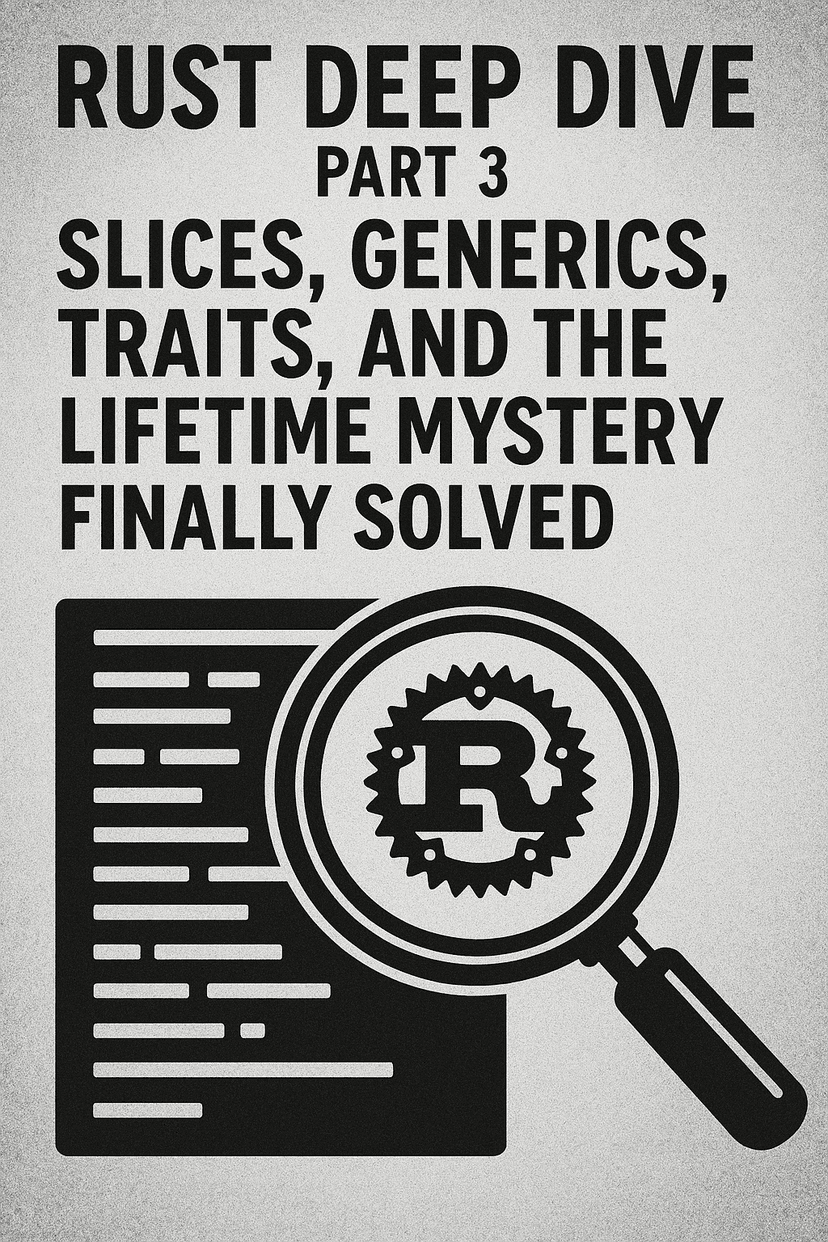 Rust Deep Dive Part 3 - Slices, Generics, Traits, and the Lifetime Mystery Finally Solved